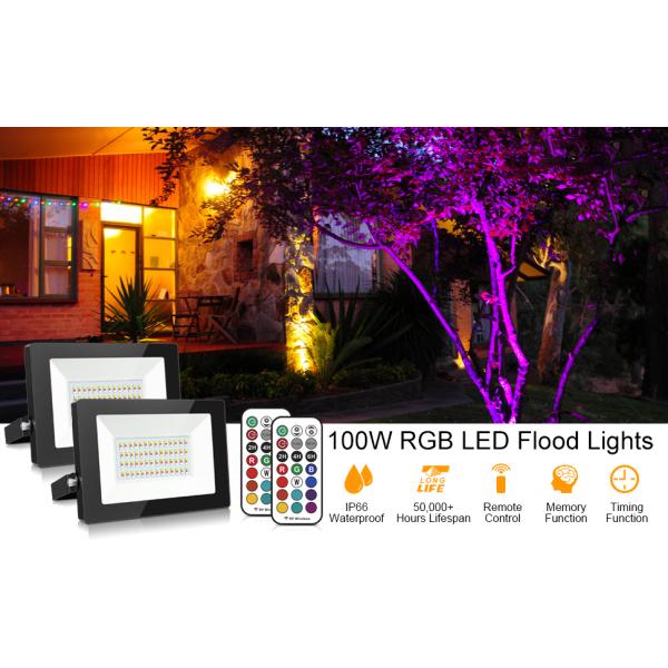 SMD Waterproof Outdoor Flood Lights , IP66 100W Outdoor Rgb Flood Lights