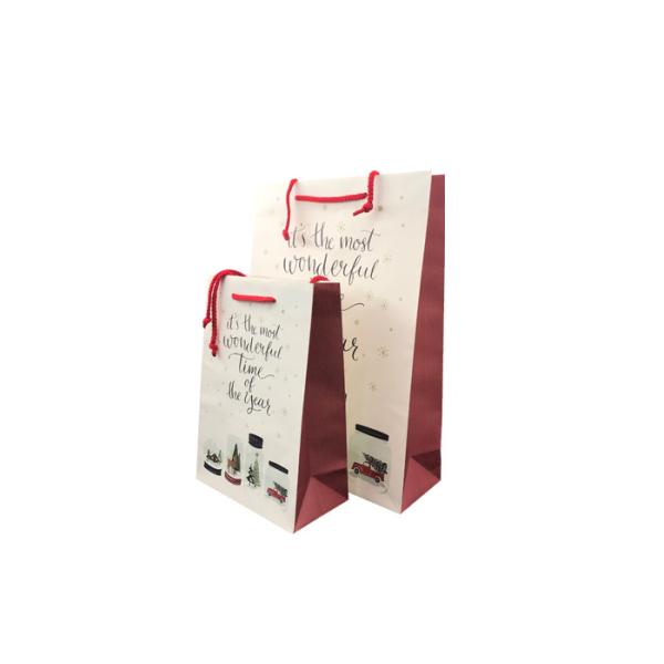 Sustainable Luxury Christmas Packaging , Extra Large Christmas Gift Bags