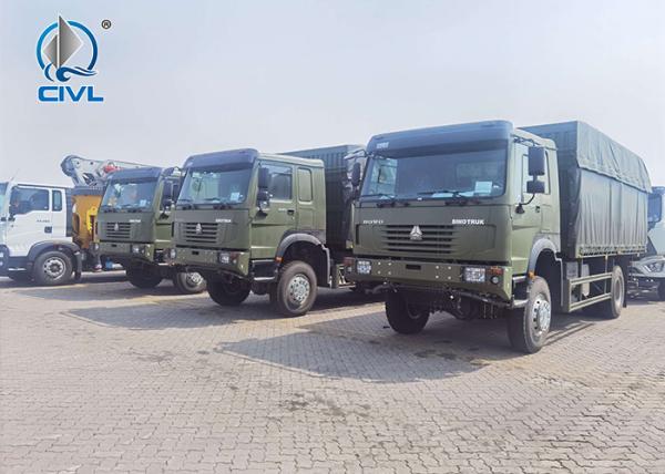 SINOTRUK HOWO Heavy Cargo Trucks 290HP  WD615. 92C engine 4x4 ZZ2167M4327C1