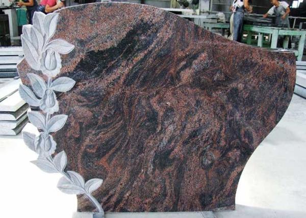 High Hardness Granite Memorial Stones , Granite Headstones For Graves CE Certification
