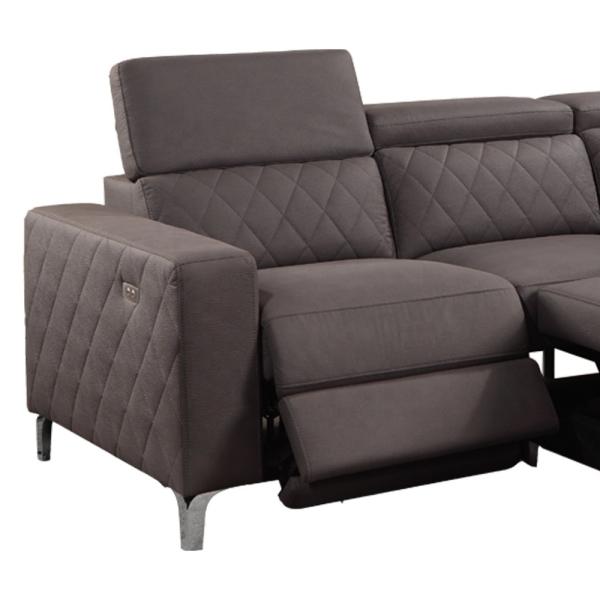 Antiwear Durable L Shape Sofa Bed , Multiscene Sofa Bed And Recliner Set