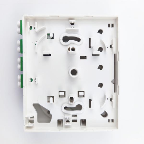 Network None 4 Cores Fiber Optic Faceplate Socket Panel for Indoor FTTH Installation