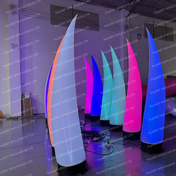 Wholesale Advertising Event Decoration Air Cone With Lights Hot Sale Inflatable Led Light Column