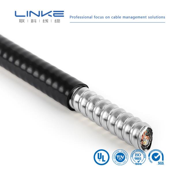 Cable blindado flexível revestido de PVC 600V com baixa tensão isolada XLPE