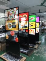 VETO 43-86 polegadas Piso Stand Sinagem Display Wifi Digital Signage LCD Publicidade Player Interior Totem Digital