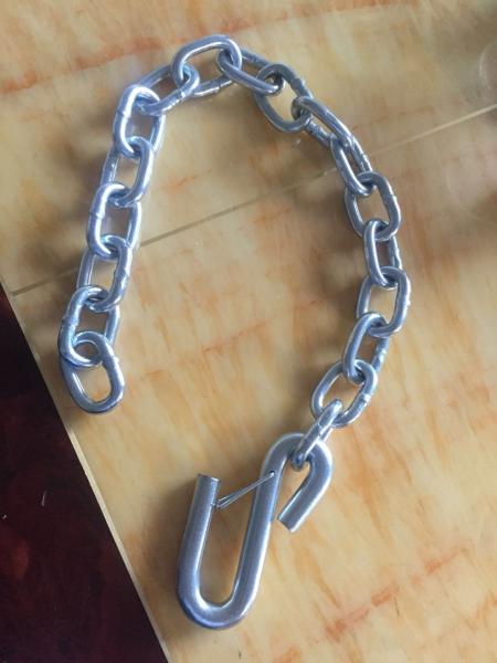 3500lbs Iron Safety Trailer Chain,Transport Chain with  S-hooks with latch