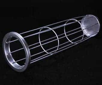 Galvanized Coating Filter Bag Cage Steel Wires Material Stable Performance