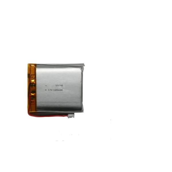 1600mAh 3.7V Lithium Polymer Battery Pack with 500 Cycles Life for Medical Devices