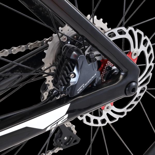 Hard Frame KOOTU Road Bike , Carbon Fibre 27.5 Road Bike 160kg Load Capacity