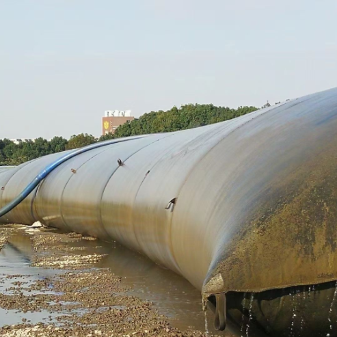 High Temperature Resistant Woven Geotextile Dewatering Tube For Palm Oil Sludge Dewatering