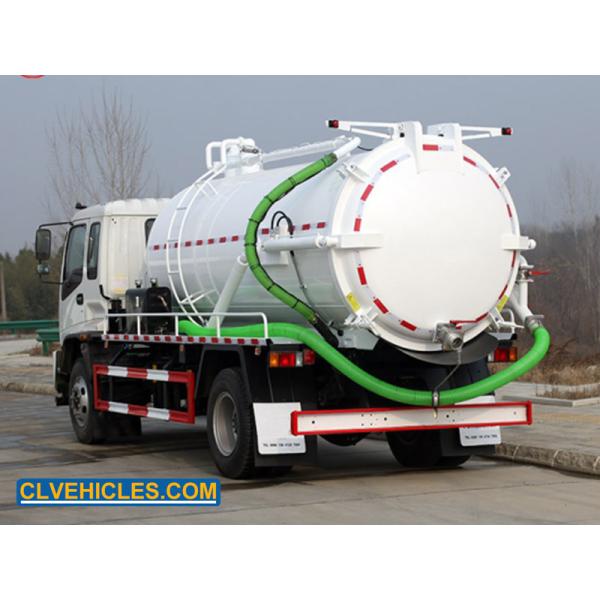 F Series ISUZU Sewage Suction Truck 4x2 15000 Liter High Pressure Washer