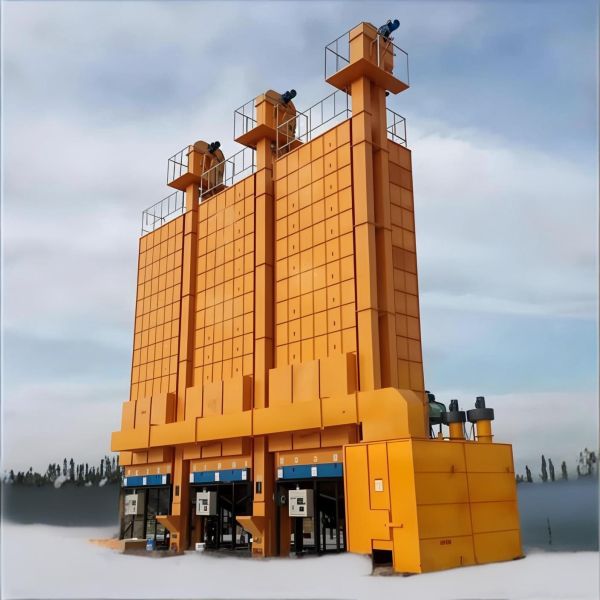 15 tons per day batch type wheat dryer machine with husk burner