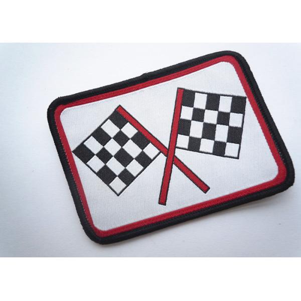 Вышитая резиной форма заплаты одежды шьет дальше для значков