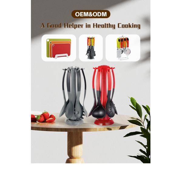 Flexible Kitchen Utensil Accessories Eco-Stick Cookware Sets for and Heat Resistance
