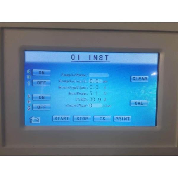 Professional Rubber Testing Machine  , 2.5 Grade Limiting Oxygen Index Tester For Plastics Rubber Foam