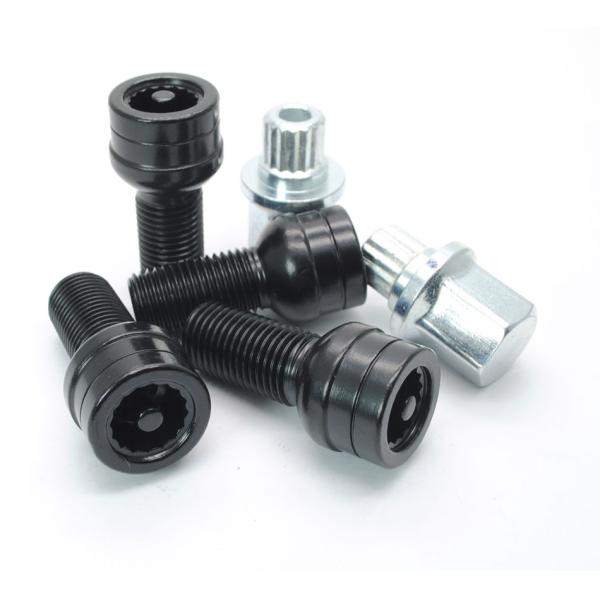 Durable Anti Sheft Locking Wheel Bolts Carbon Steel For VW / Golf / Jetta