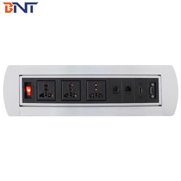 Work  Training Room table hidden flip up outlet   With  1.5M  Cable  Length