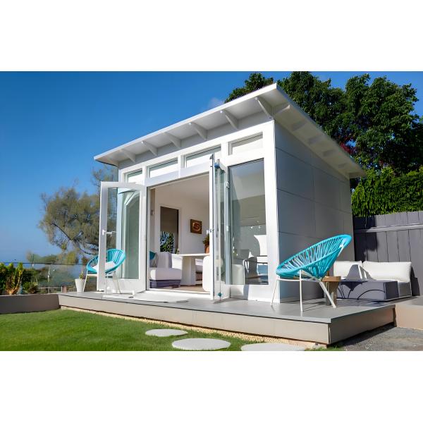 1-4 People Living Office Prefab Studio House With Prefabricated Backyard Room