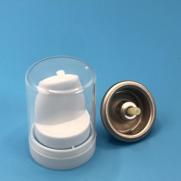 Golden Aluminum Inverted Aerosol Hair Mousse Valve para aplicação precisa