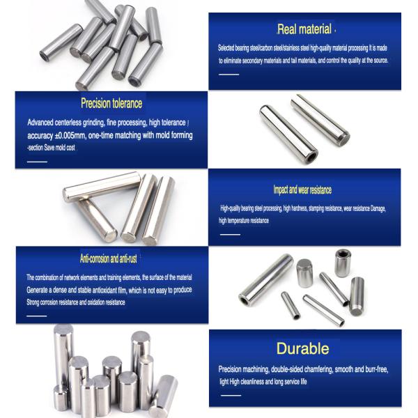 Точности плоской головки нержавеющей стали компонентов 304 прессформы штемпелюя плашки пунша Pin фиксированного местоположения твердой цилиндрический