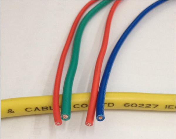 PVC hook-up wire as internal wiring of electrical appliance RV/BV/BVR