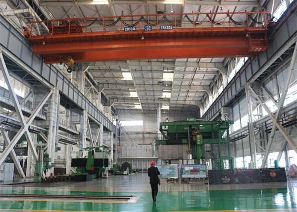European style wireless cranes remote controls double beam overhead crane
