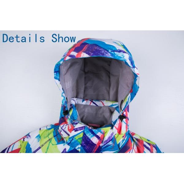 100% nylon2018 new Fashion Printing Bright Color Ladies Jacket Winter Ski  Workout Jackets Ski Jacket (size:s-xxl)