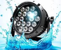 Outdoor RGBW DMX LED Par Light Waterproof 18pcs*10w For Wedding