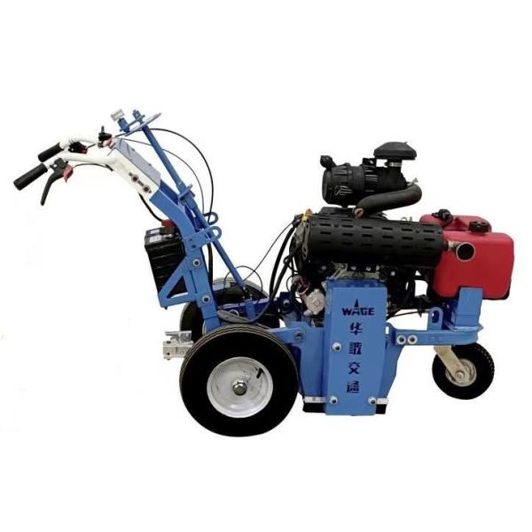 PCD Grinding Pavement Road Marking Line Removal Equipment 1 - 5mm Depth