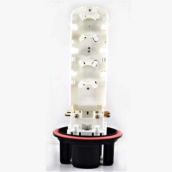 IP68 7 vira 64 bandejas ópticas de la base hacia el lado de babor 2 del cierre 48 del empalme de la fibra del adaptador del SC LC