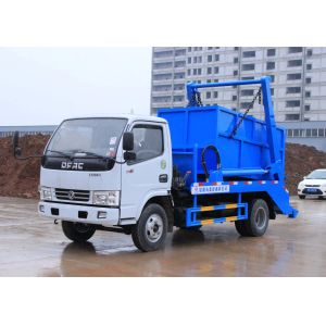 Dongfeng 6cbm Swing Arm Garbage Truck 4X2 Refuse Collection Garbage Collection