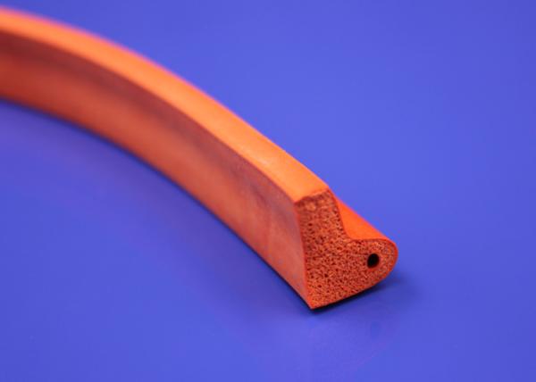 Jointless Surface Compressible Foam Strip , 100% Silicone Closed Cell Foam Strip