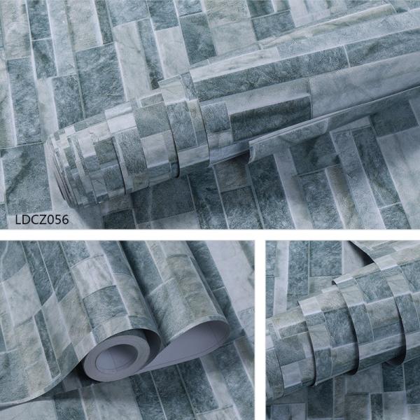 Anti Static 3D Stone Wallpaper OEM ODM 3D Brick Stone Wall Sticker