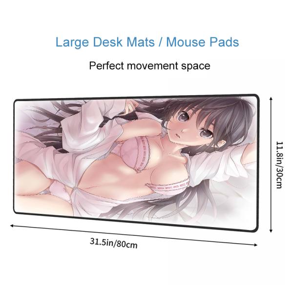 800*300*3mm Customized Natural Rubber Lock Edge Office Desk Pad for Gaming Enthusiasts
