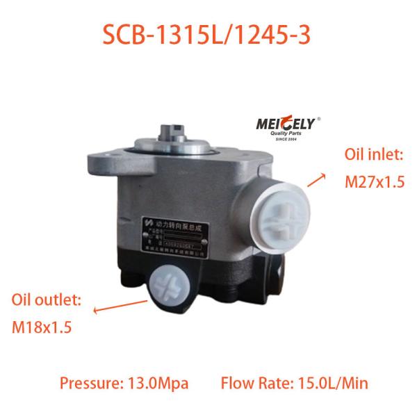 Bomba de reforço de direção SCB-1315L/1245-3 para carro de mina