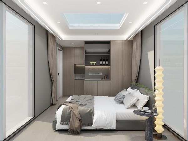 Mobile Hotel Tiny House Capsule For Traveling Mini Home 5ton 5.8*3.3*3.2m