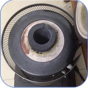 Double Ring Graphite Crucible 1kg 2kg Carbon Graphite Products