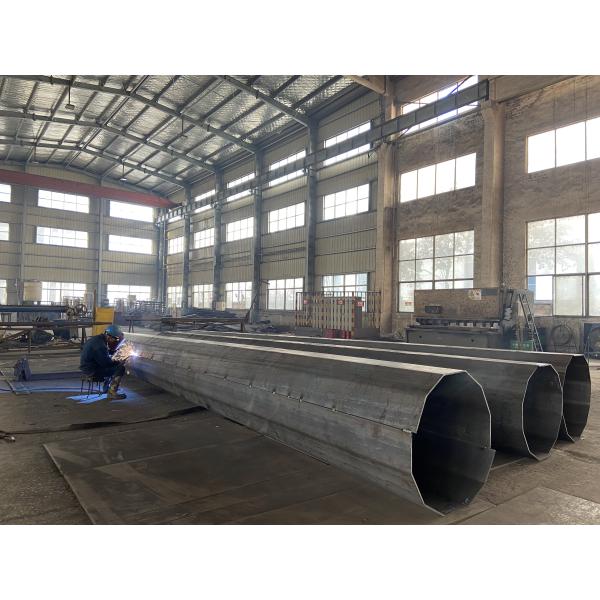 Высотой 70 FT / 21340MM стальной телеграфный столб, сталь Q460 материал электрический столб