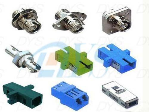 1 / 2 Core Plastic Metal Optical Fiber Patch Cord , Green Optical Fiber Cable Adapter