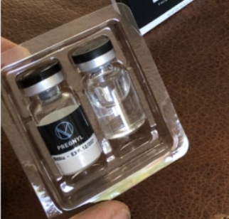 Пластиковый бляшник или держатель, доступный для хранения 2×2 мл флакона для фармацевтических пептидов