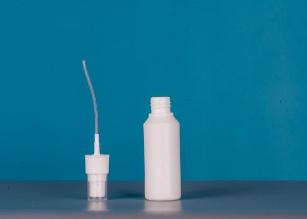 Fine Mist PET 30ml White Clear Plastic Spray Bottle For Cosmetic Packaging