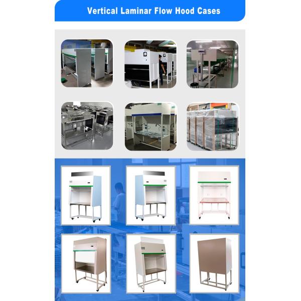 Нержавеющая сталь Ламинарный капот потока горизонтальный капот потока воздуха с фильтром Hepa