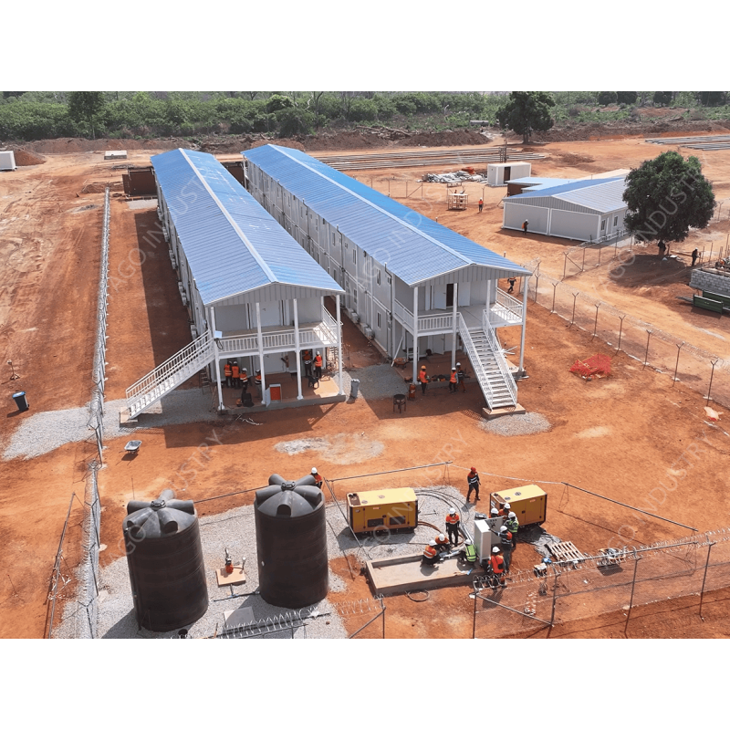 Modular Prefabricated Container Building for Mining Camp Accommodation