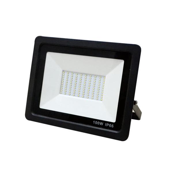 100W 9000 Lumens LED Flood Lighting with White / Black Aluminum