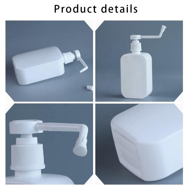 Disinfectant 500ml Plastic Pump PET Plastic Bottles Caliber 25mm
