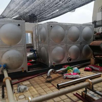 Grandes recipientes de armazenamento quadrados da água, tanque cúbico de 50 Ss do medidor para o armazenamento da água