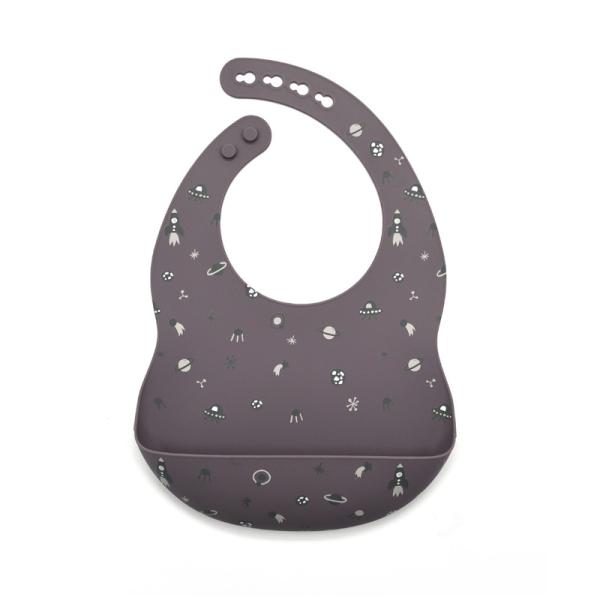 Cartoon Animal Newborn 4.2oz Baby Silicone Bib Adjustable Eating Waterproof