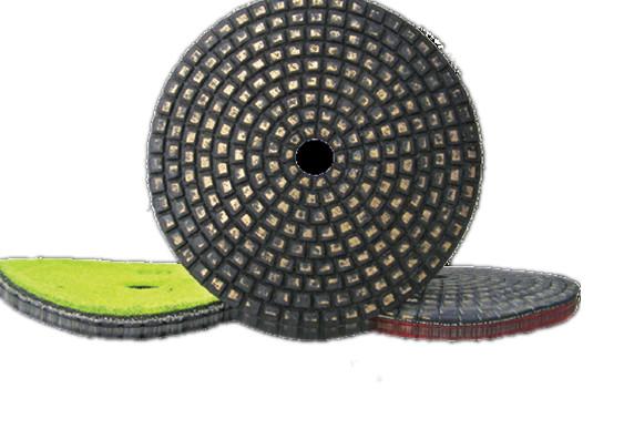 Metal Bond Diamond Polishing Pads Never Fade For Concrete / Engineered Stone