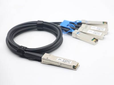 100G QSFP28 To 4x25G SFP28 DAC Twinax Cable Direct Attach Copper Material Compatible With Cisco