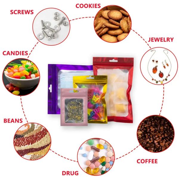 Premium Quality Easy Use Recyclable Food Valve Packing Bag Mylar Foil Pack Pouch for Candy Snack Nut